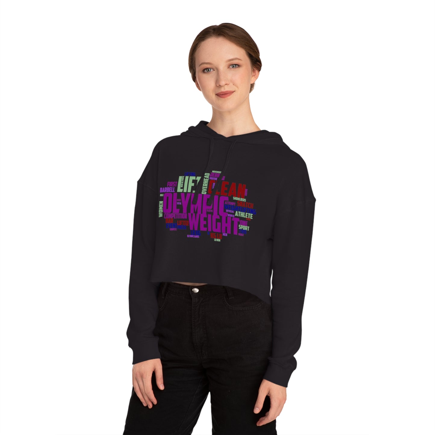 Cropped Hoodie - Lifting Lover