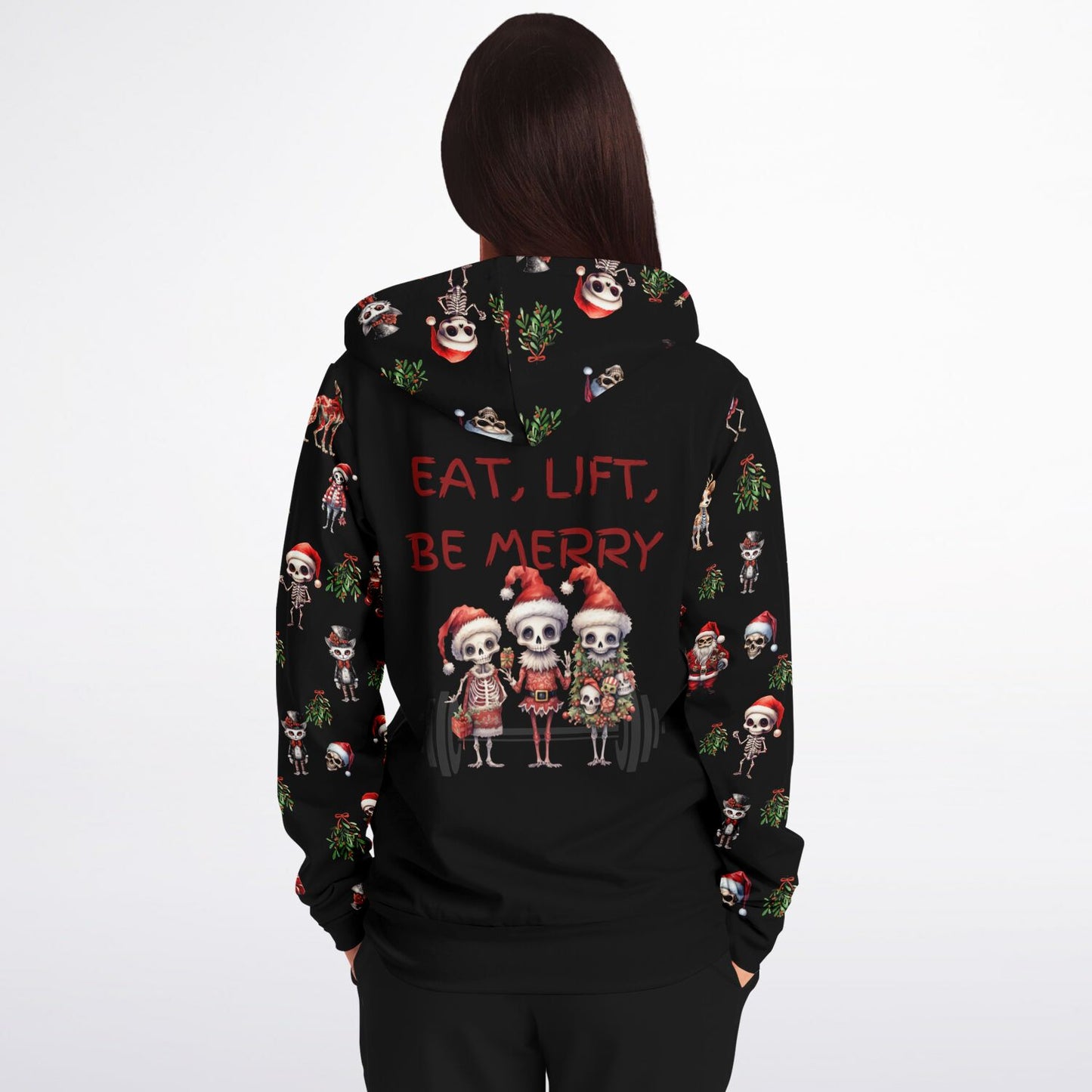 Skeleton Christmas - Athletic Hoodie