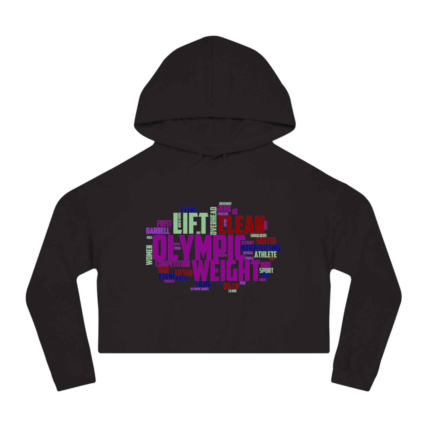 Cropped Hoodie - Lifting Lover