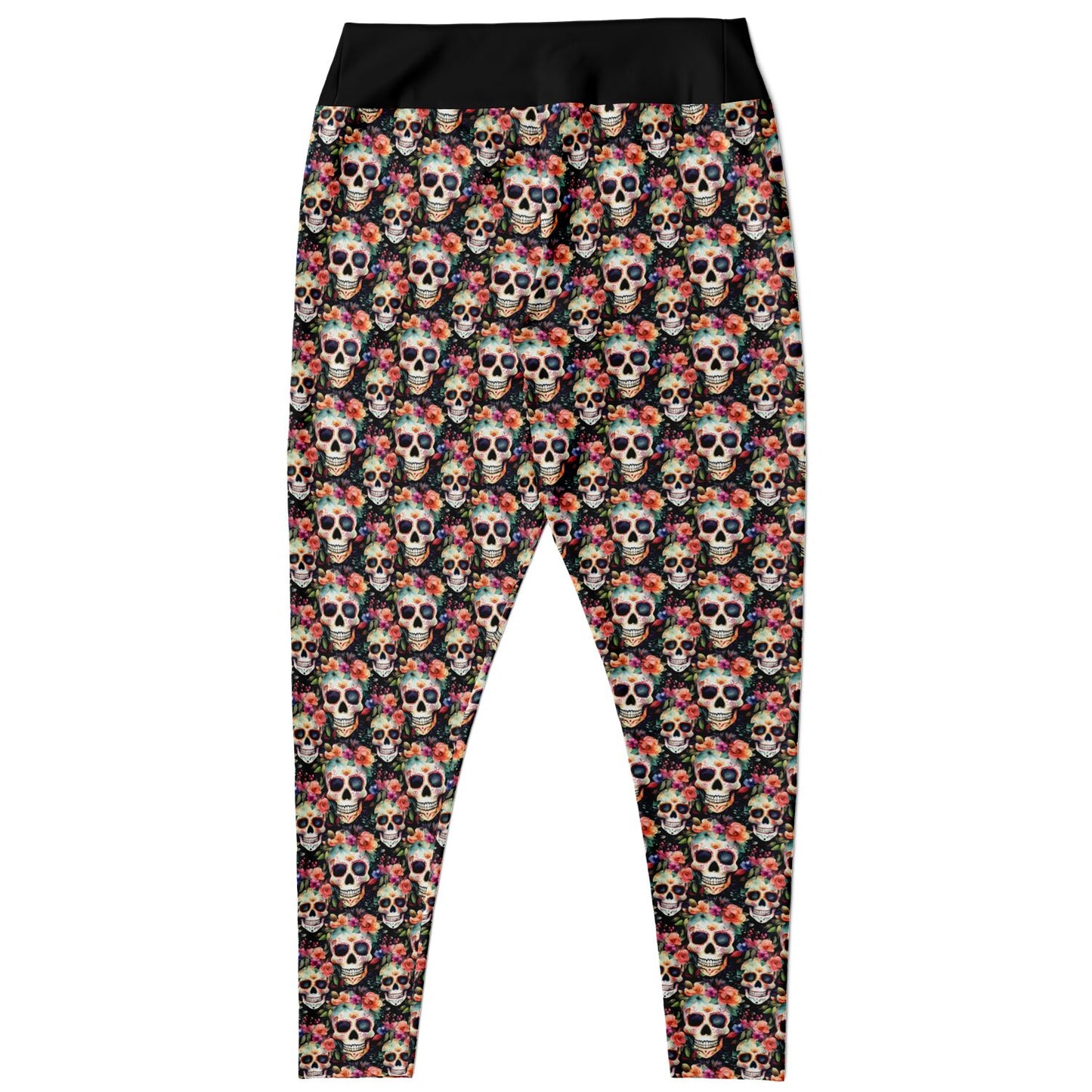 Sugar Skull - Classic Athletic Legging - Plus