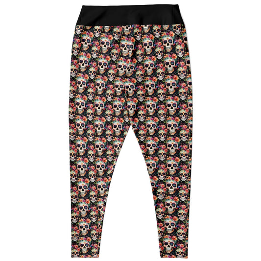 Sugar Skull - Classic Athletic Legging - Plus
