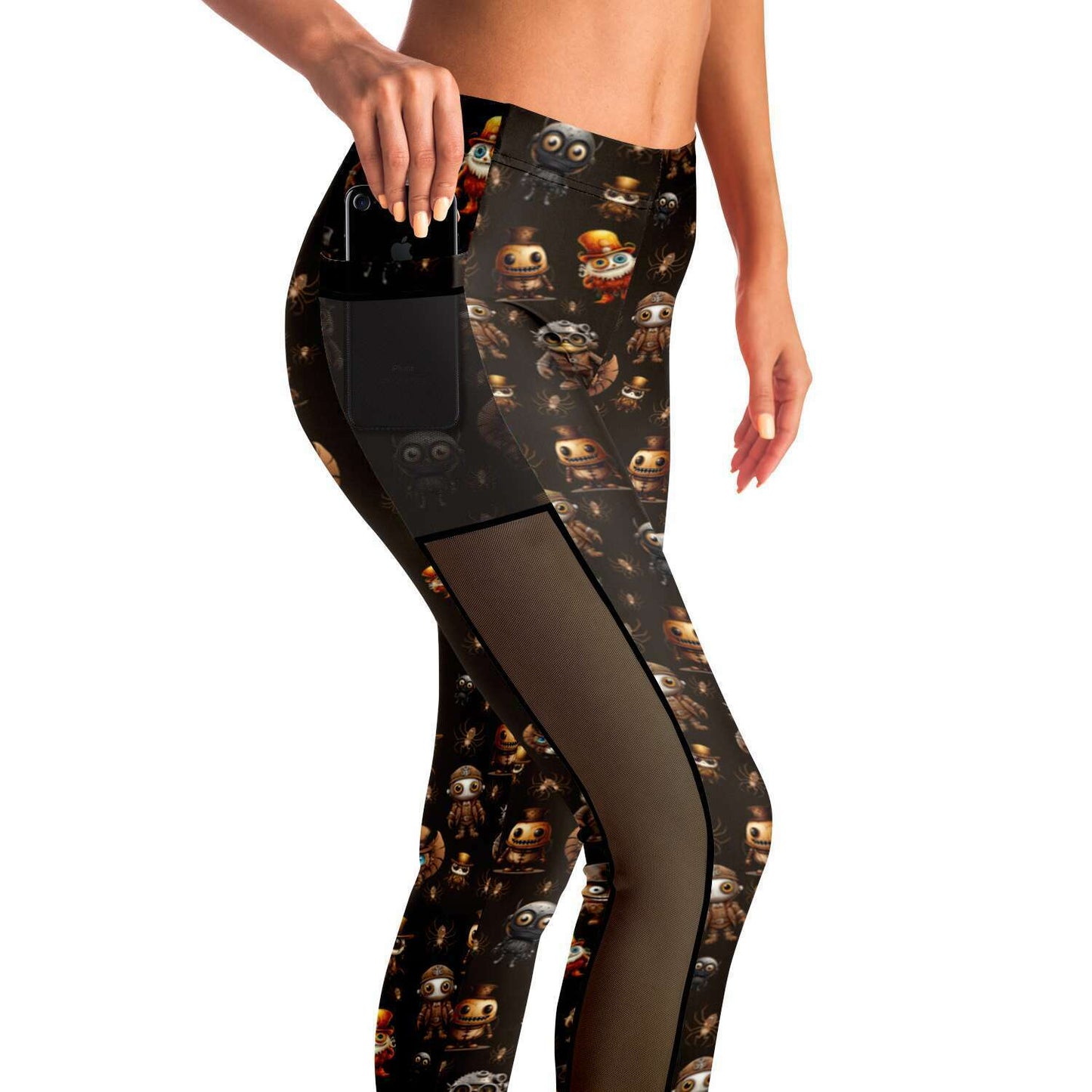 Mesh Pocket Legging - Misfit Steampunk Crew