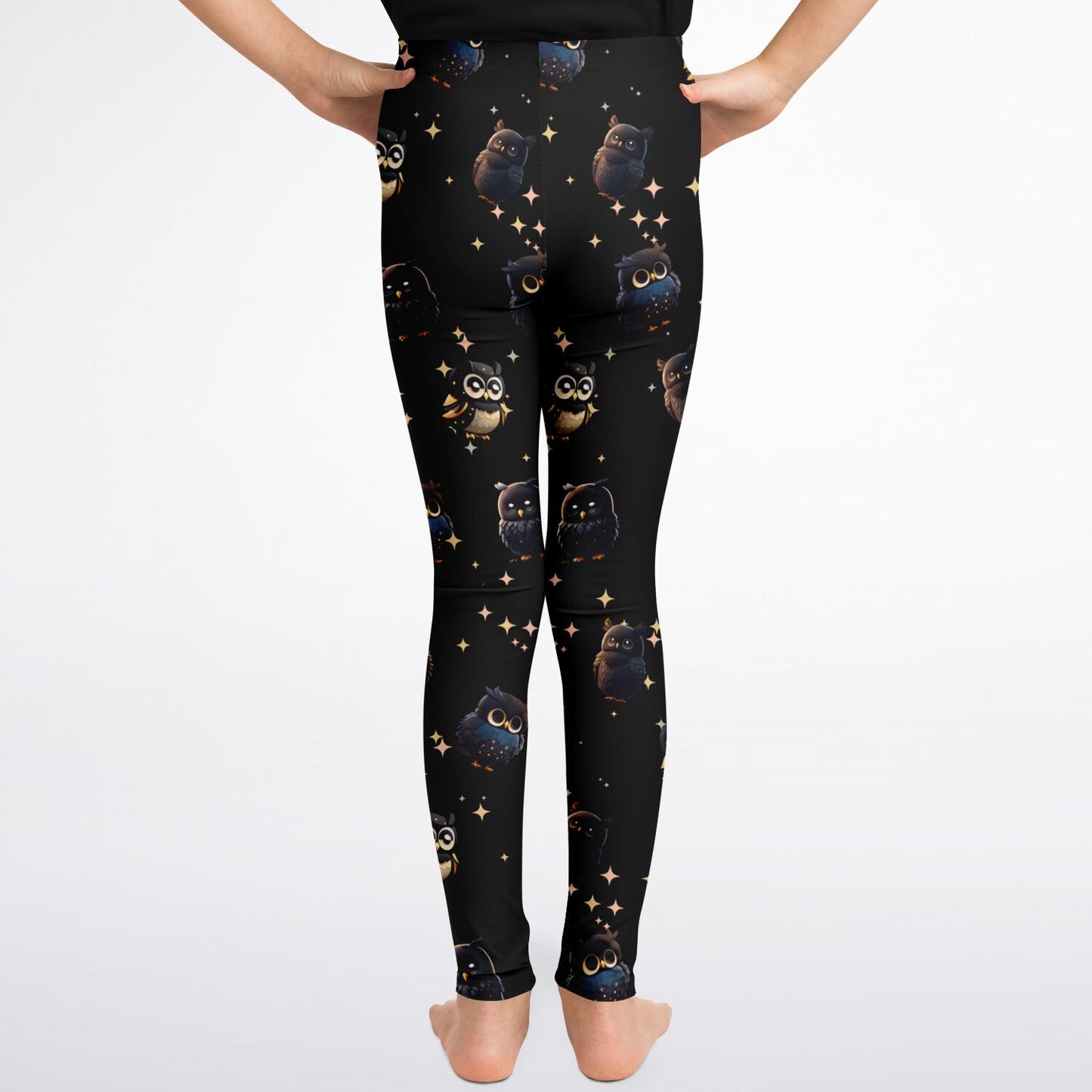 midnight owl - youth leggings