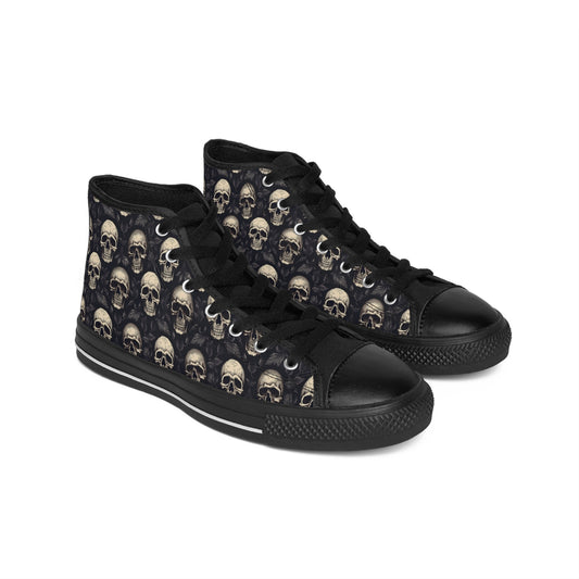 Gothic Skull - Lifting High-Top Sneakers