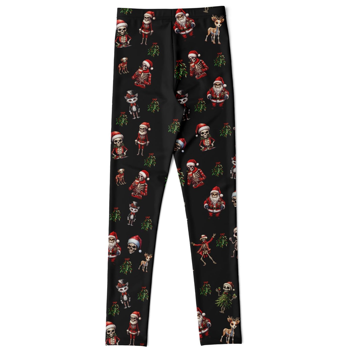 Festive Skeleton - youth leggings