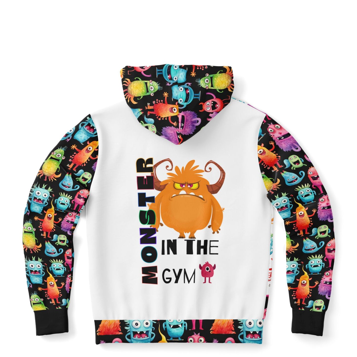 Cheerful Monster Athletic Hoodie