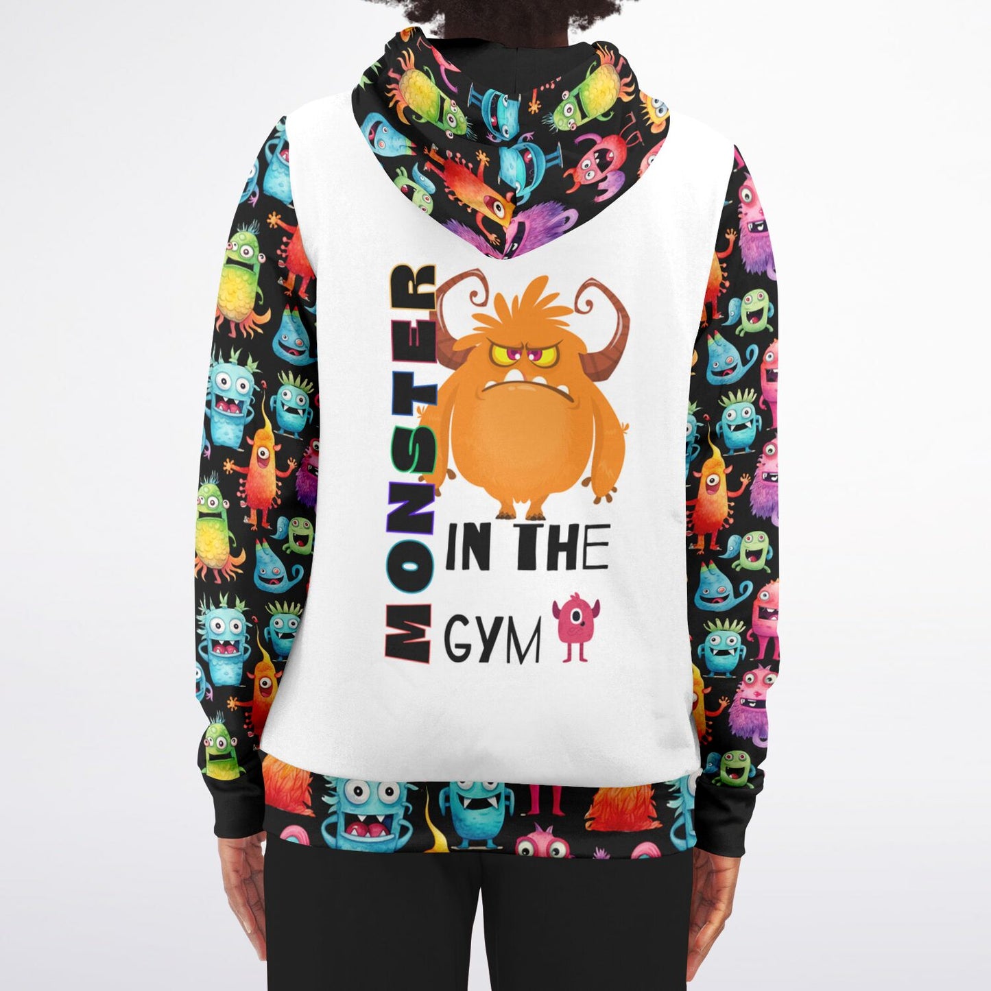 Cheerful Monster Athletic Hoodie