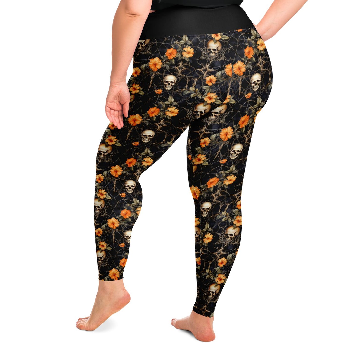 Halloween skull Classic Athletic Legging - plus