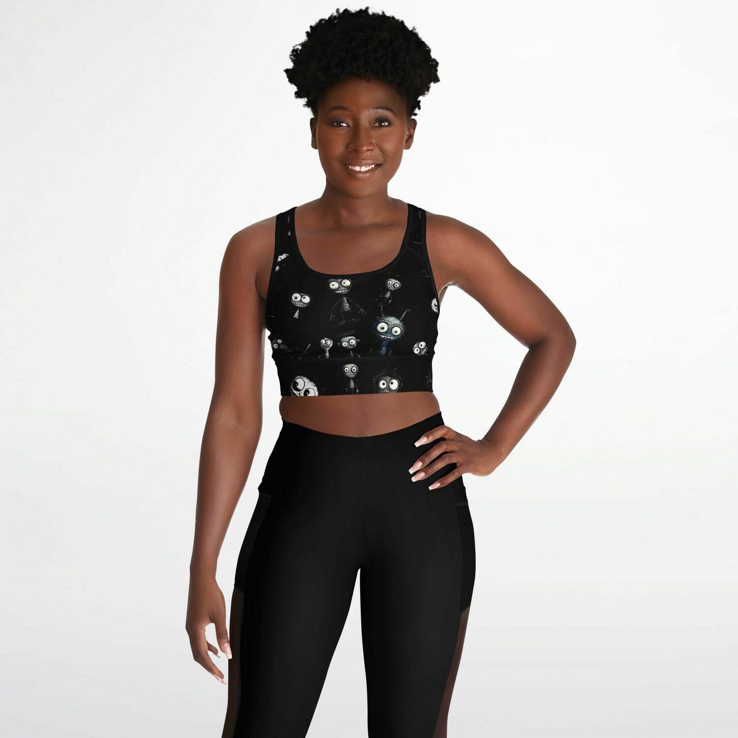 Mesh Padded Sports Bra - Misfit Monster