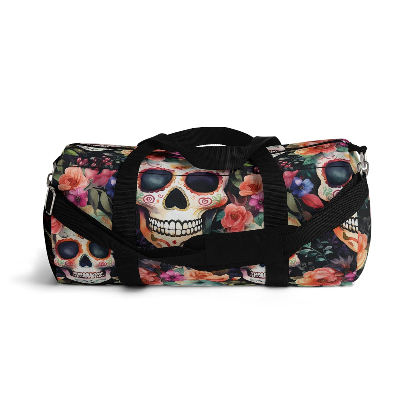 Sugar Skull Gym Bag -Whimsigoth duffle bag