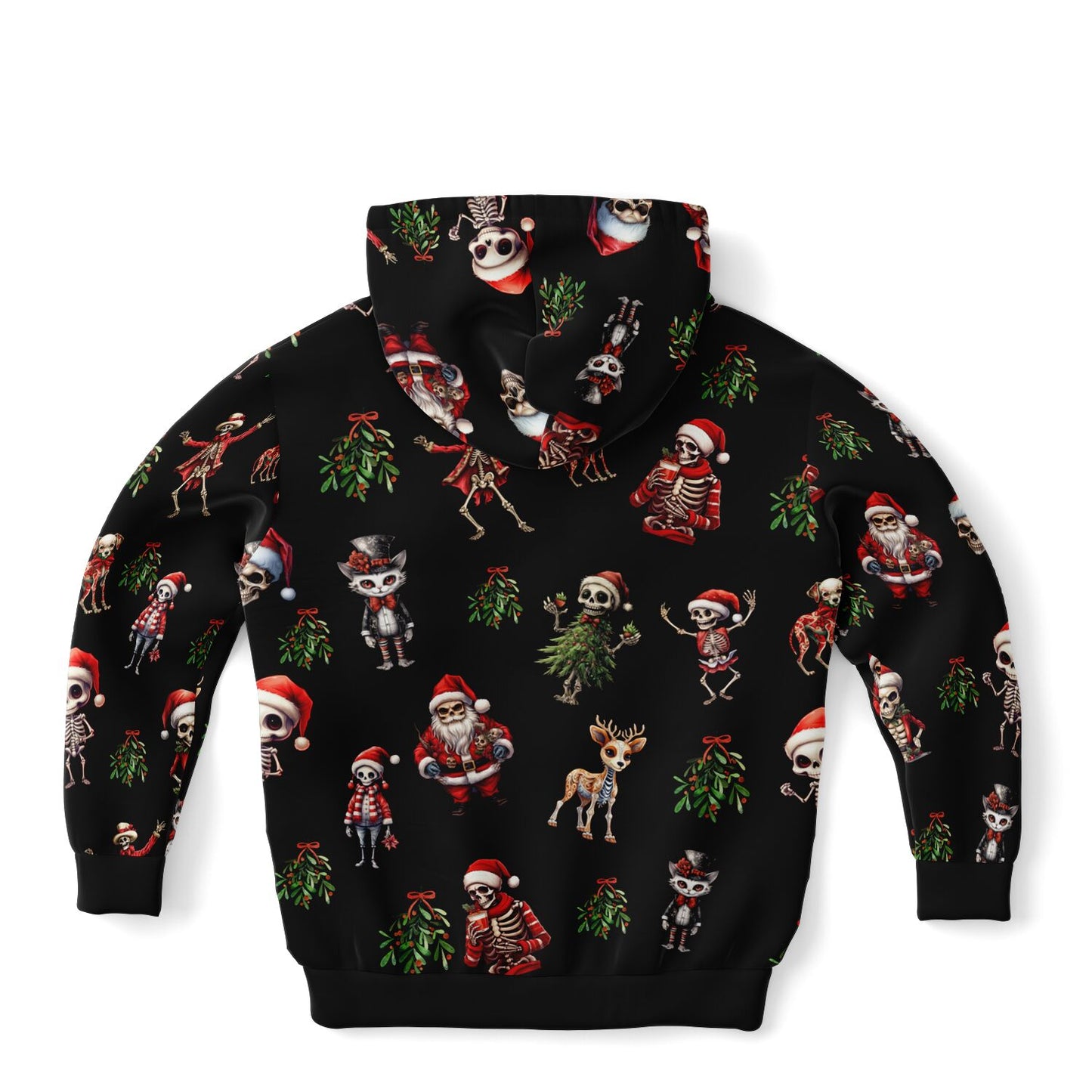 Skeleton Christmas - Kids Athletic Hoodie