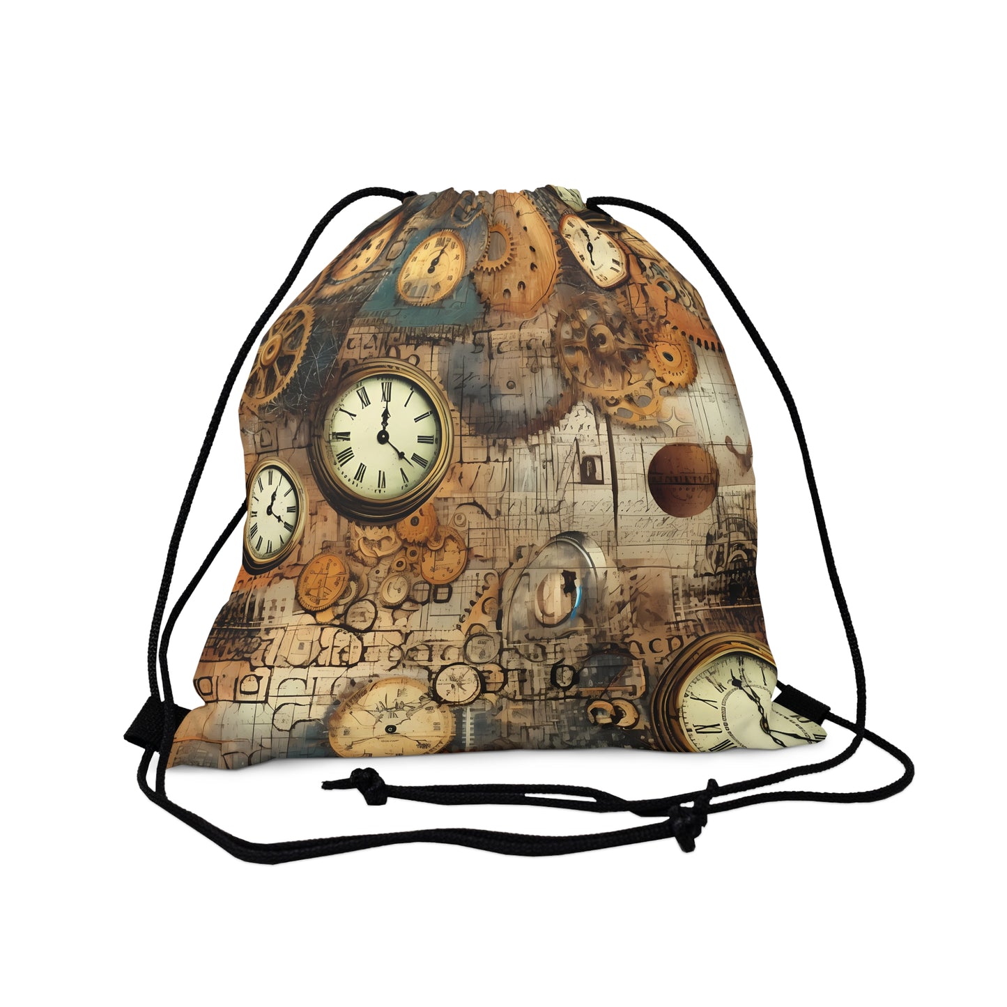Steampunk Fitness Drawstring Bag - Vintage gym gear