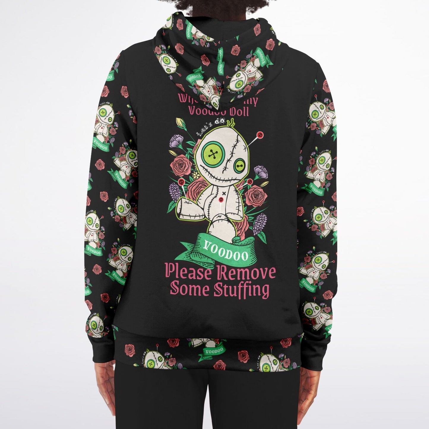 Voodo Doll - Athletic Zipper hoodie