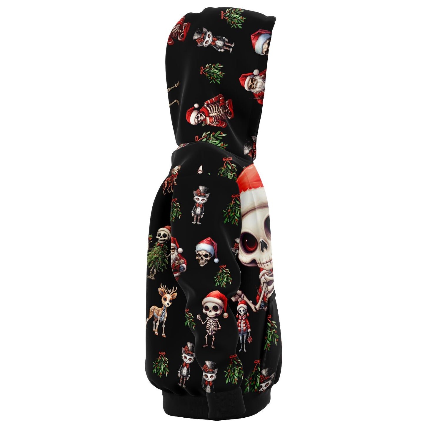 Skeleton Christmas - Kids Athletic Hoodie