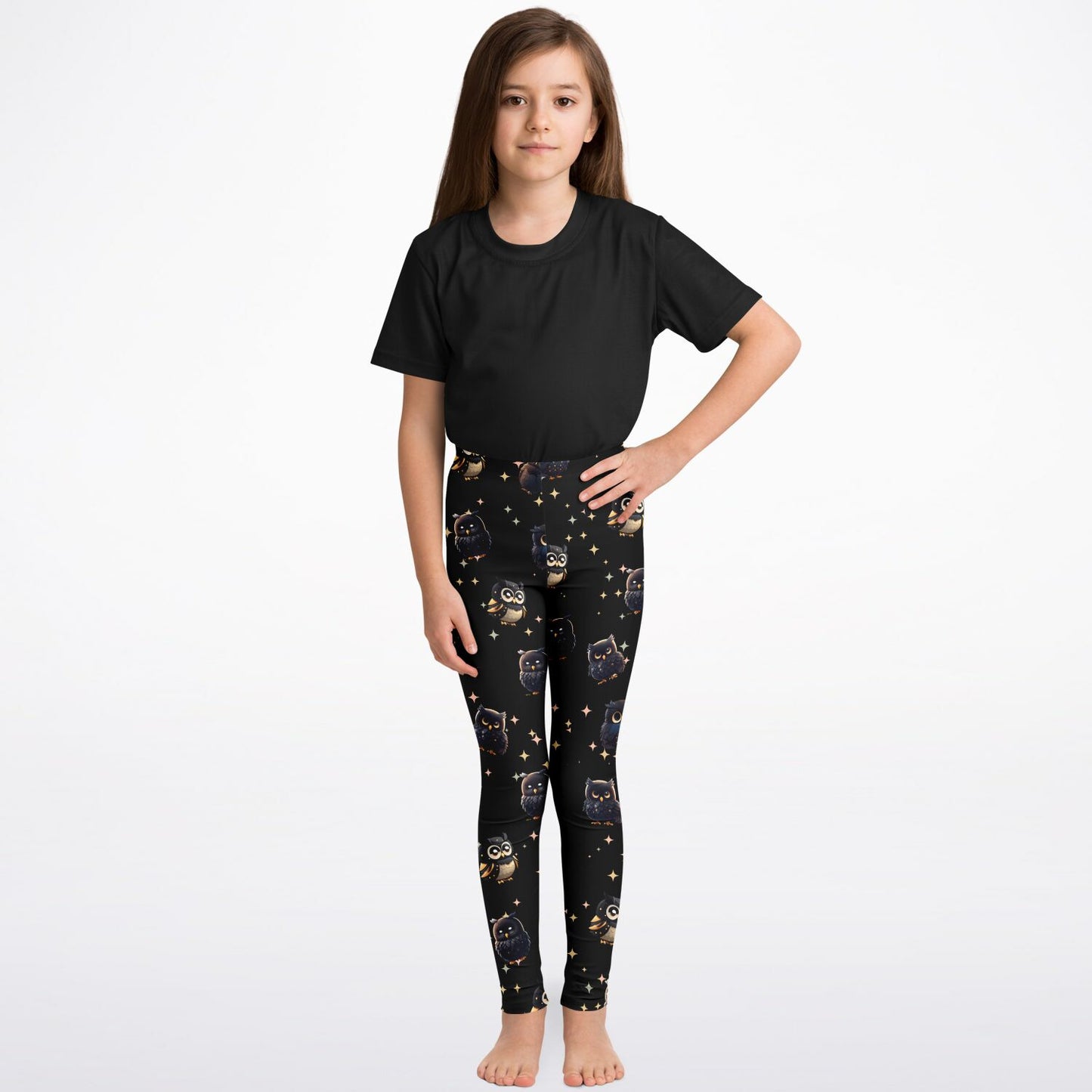 midnight owl - youth leggings