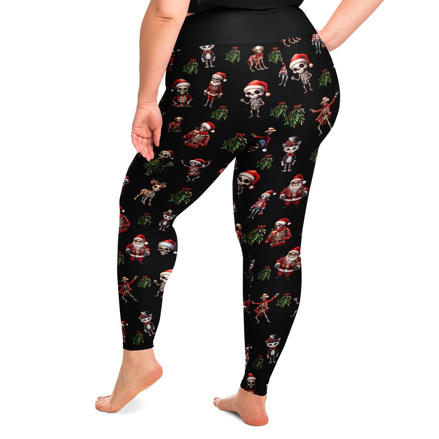 Skeleton Christmas - Classic Athletic Leggings Plus
