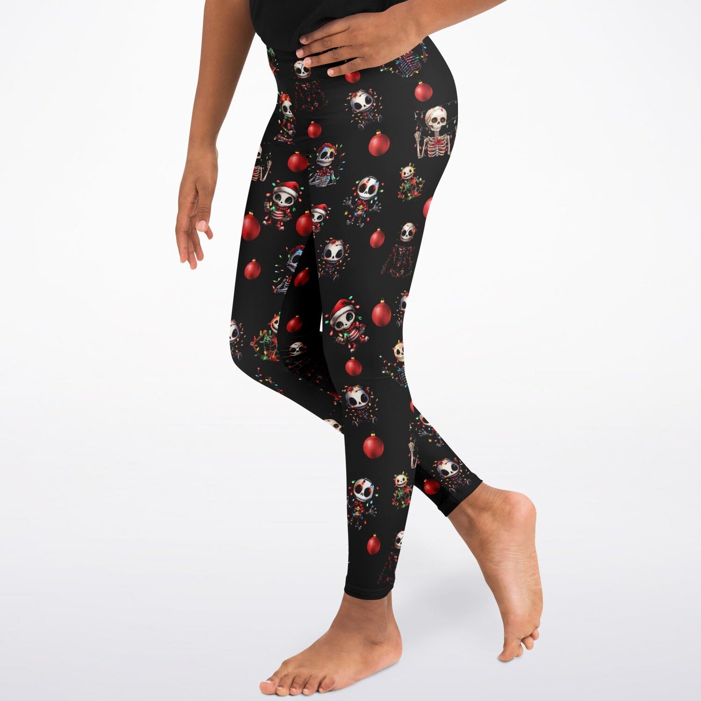 Festive Skeleton - Small Child Leggings