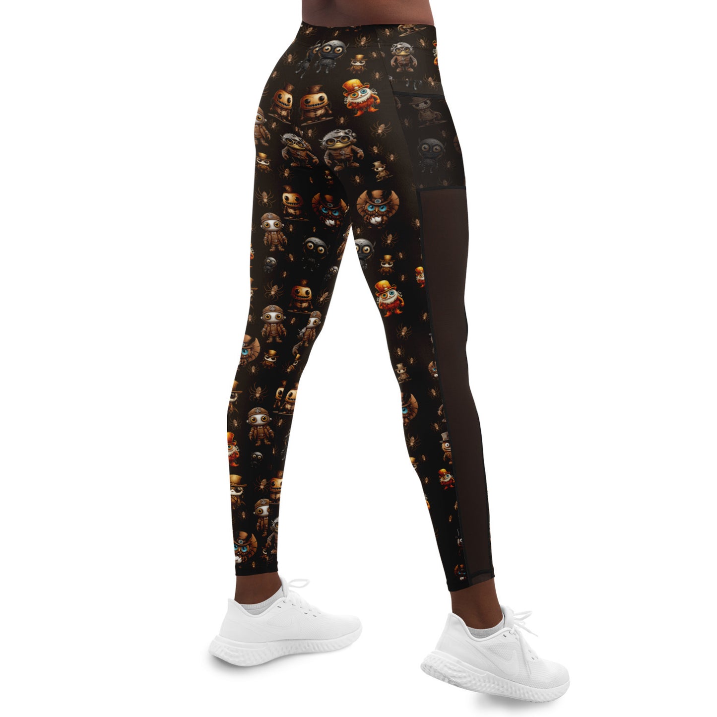 Mesh Pocket Legging - Misfit Steampunk Crew