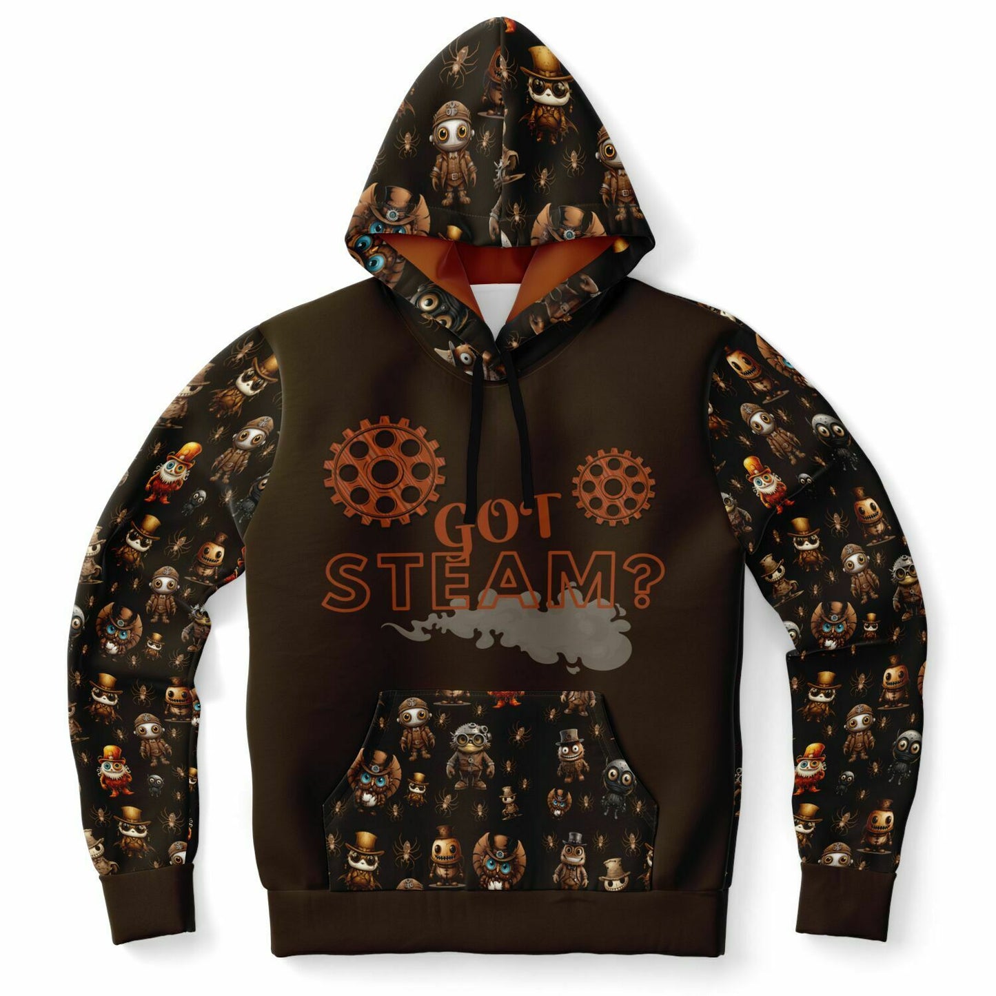 Athletic Hoodie - Misfit Steampunk Crew "Got Steam?" Adult