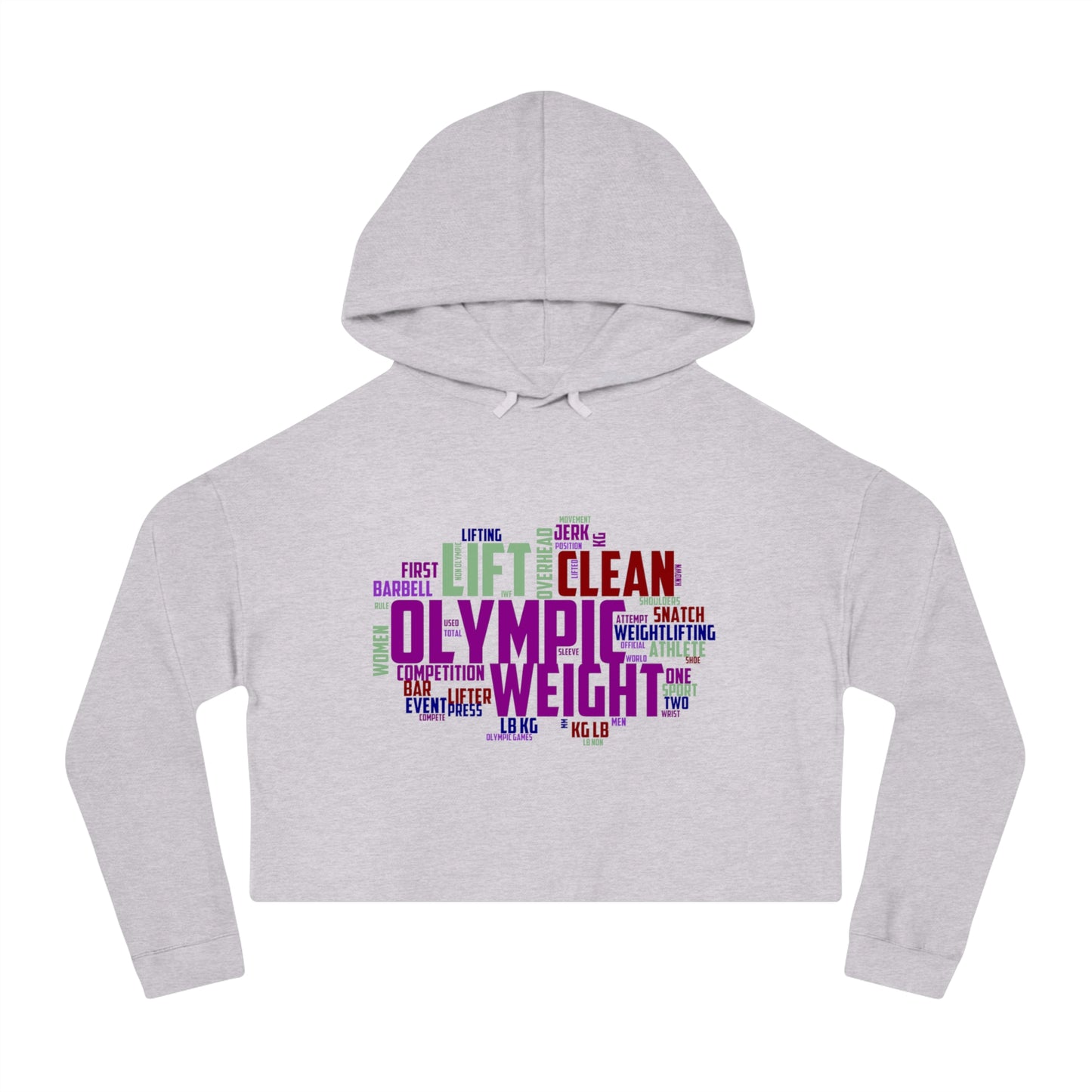 Cropped Hoodie - Lifting Lover