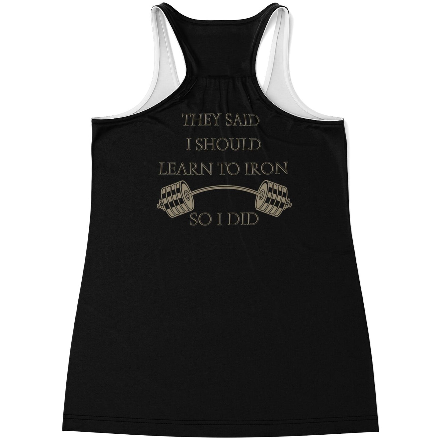 "Resting Gym Face" Skull - Racerback Tank Top