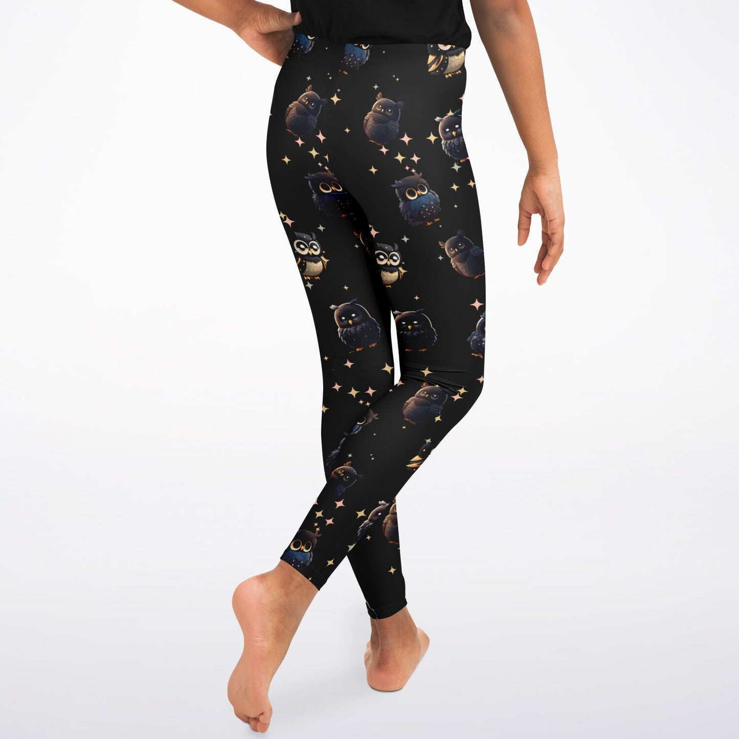 midnight owl - youth leggings