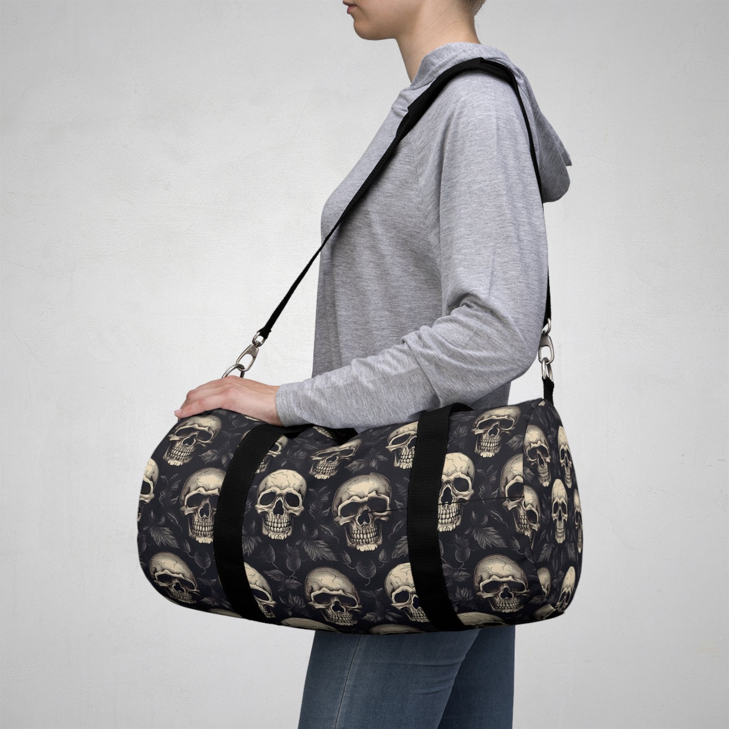 Goth Skull Gym Bag