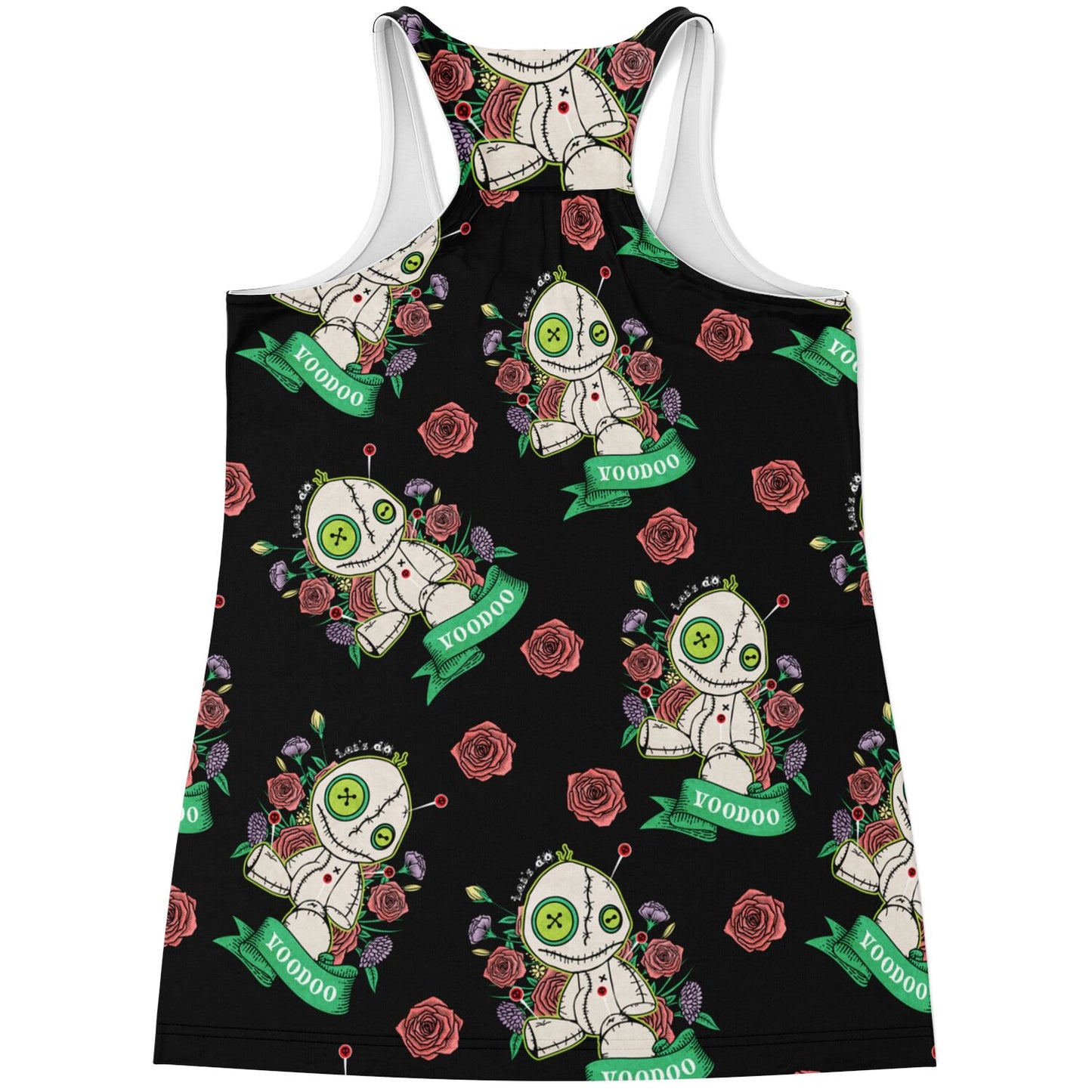 Voodoo Doll "this is where it hurts" - Racerback Tank Top