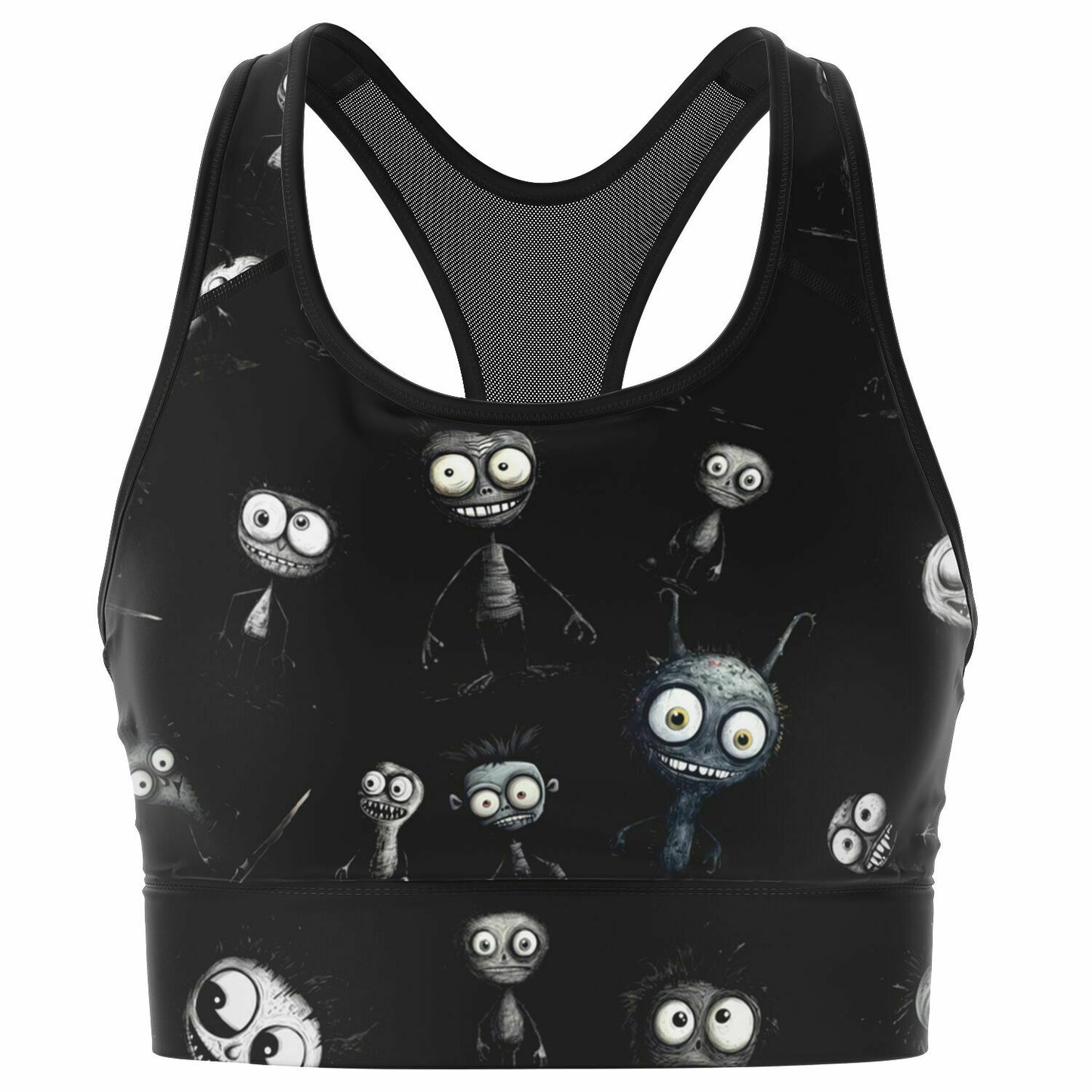 Mesh Padded Sports Bra - Misfit Monster