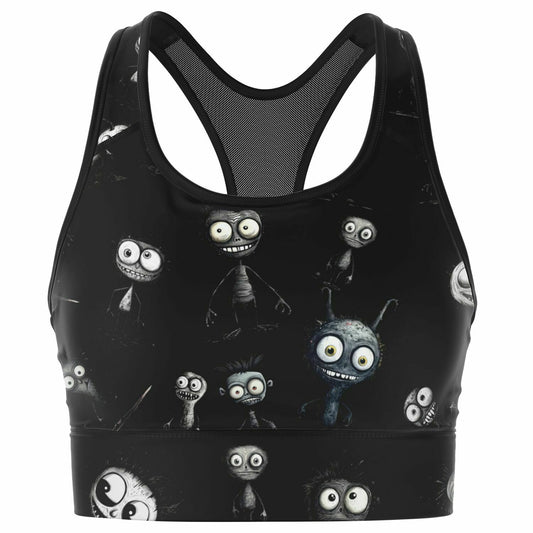 Mesh Padded Sports Bra - Misfit Monster
