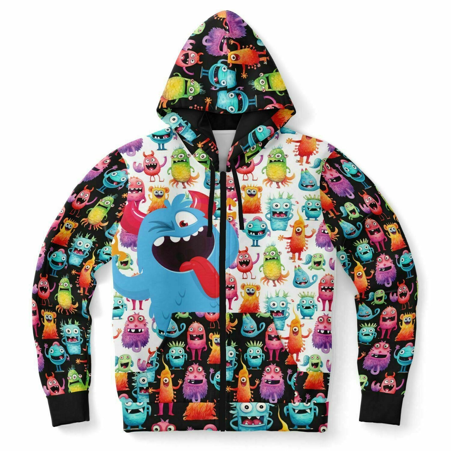 Cheerful Monster Athletic Hoodie