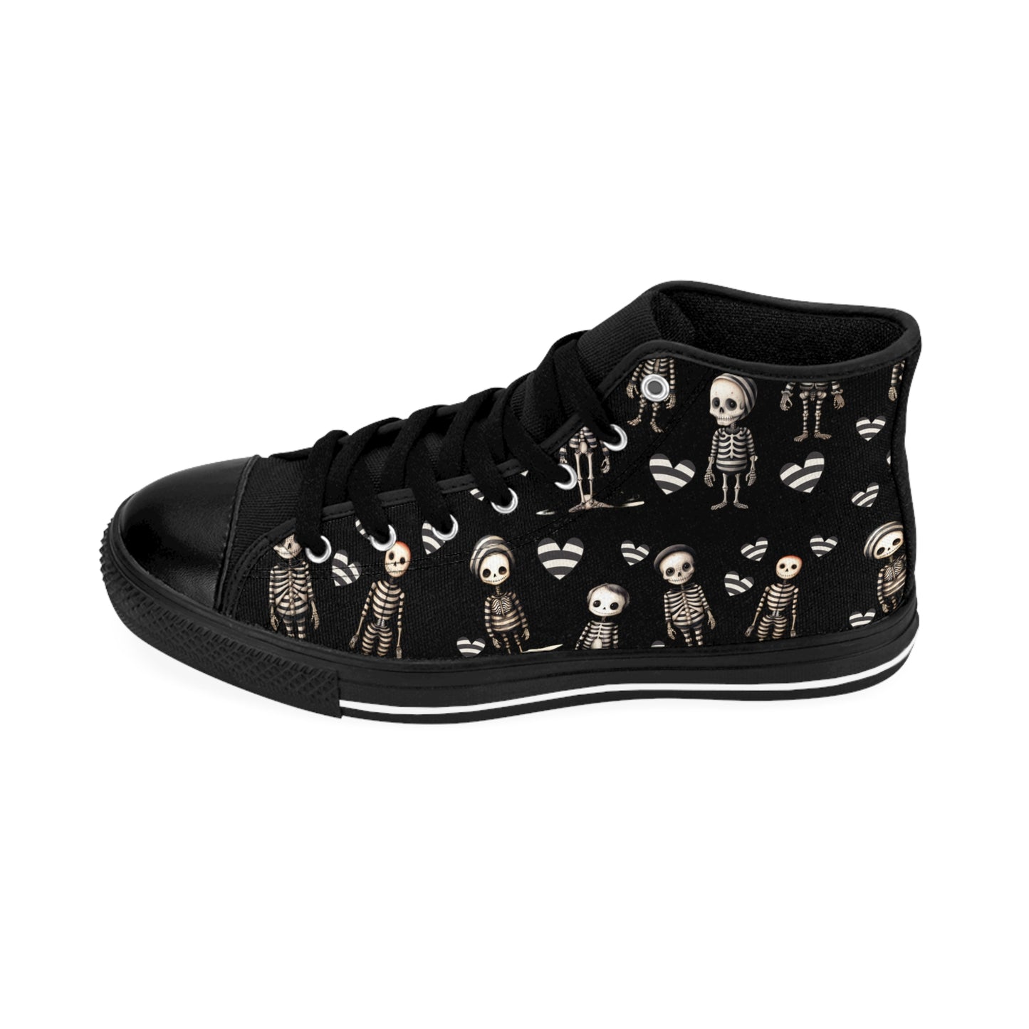 Jailhouse Skeleton - High Top Lifting Shoes