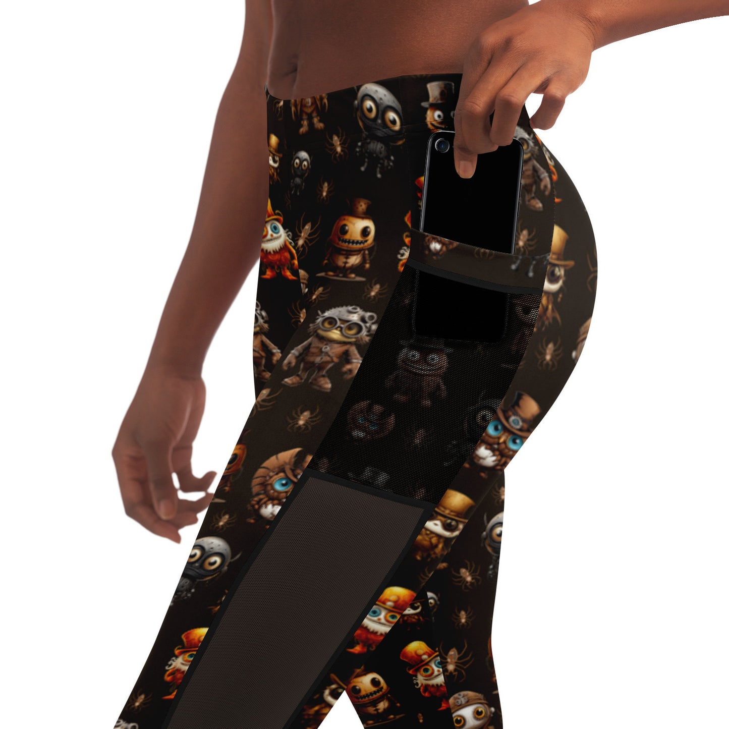 Mesh Pocket Legging - Misfit Steampunk Crew