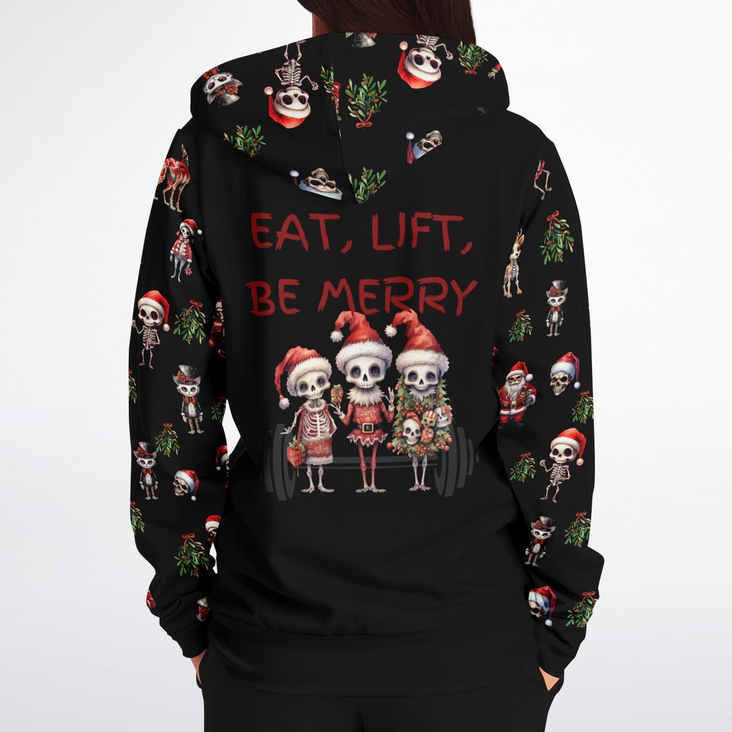 Skeleton Christmas - Athletic Hoodie
