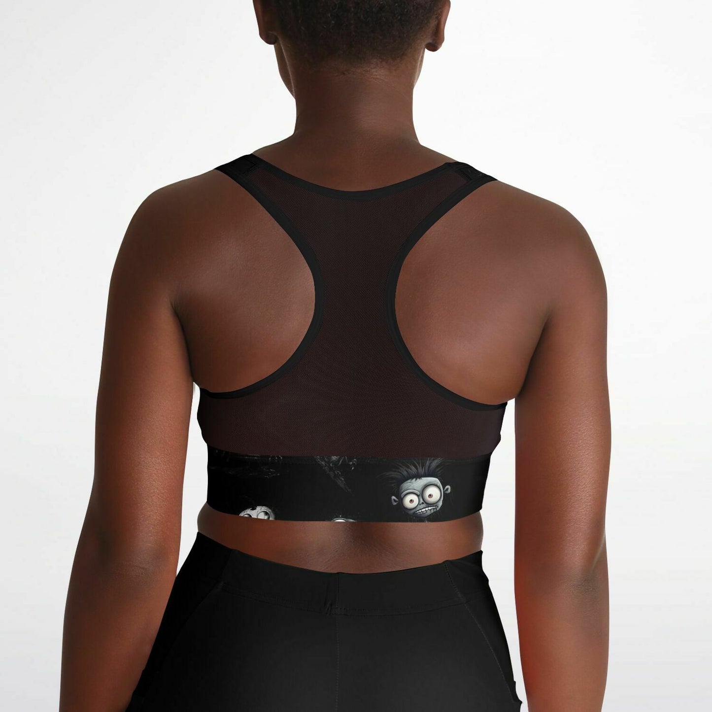 Mesh Padded Sports Bra - Misfit Monster