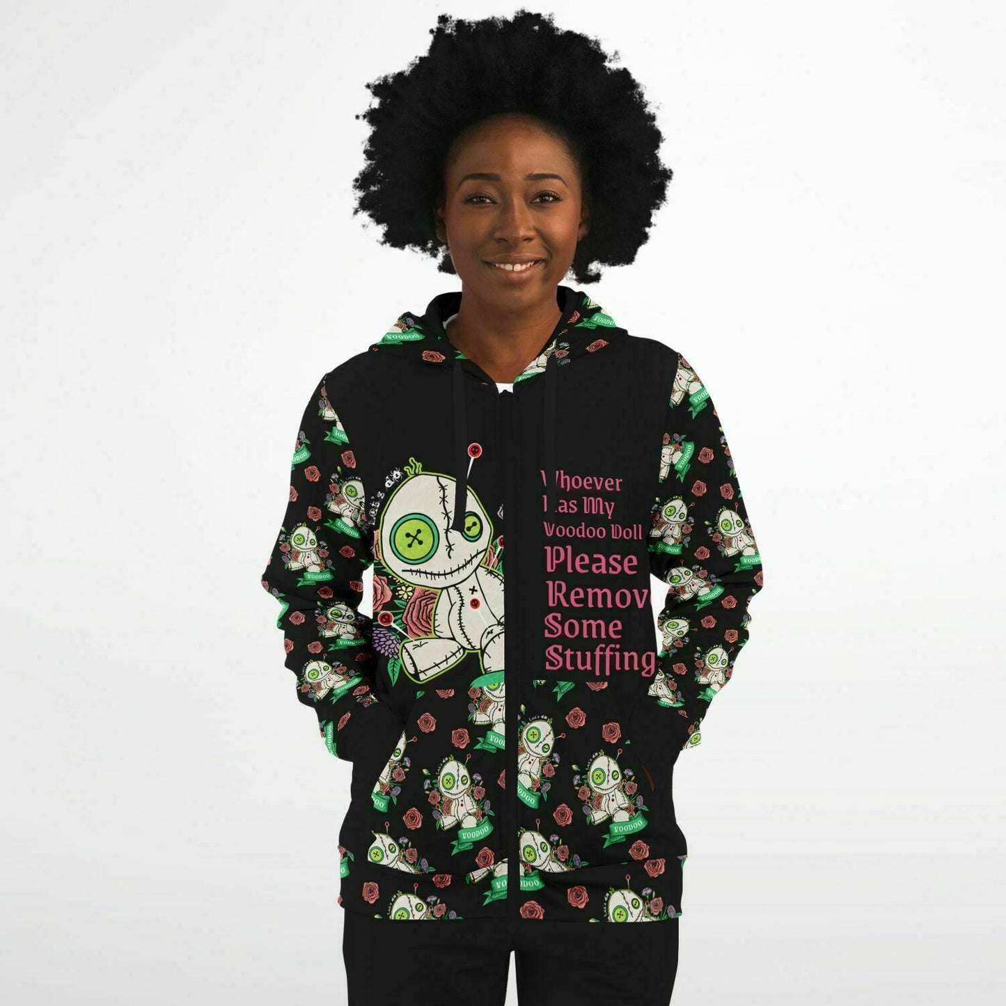 Voodo Doll - Athletic Zipper hoodie
