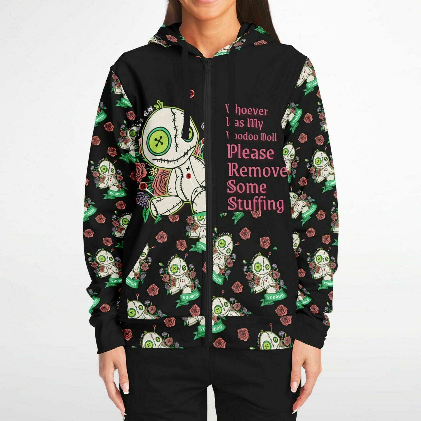 Voodo Doll - Athletic Zipper hoodie