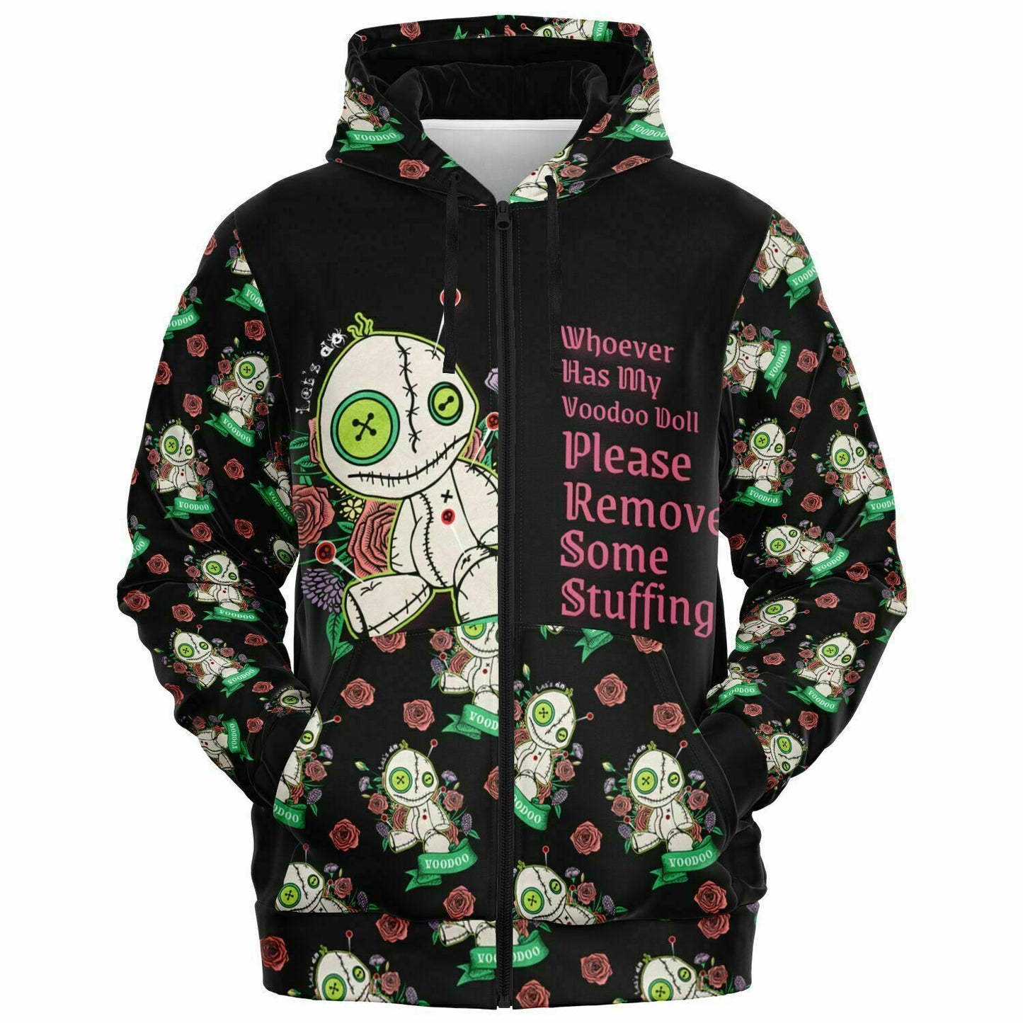 Voodo Doll - Athletic Zipper hoodie