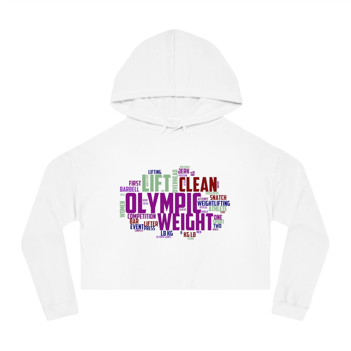 Cropped Hoodie - Lifting Lover