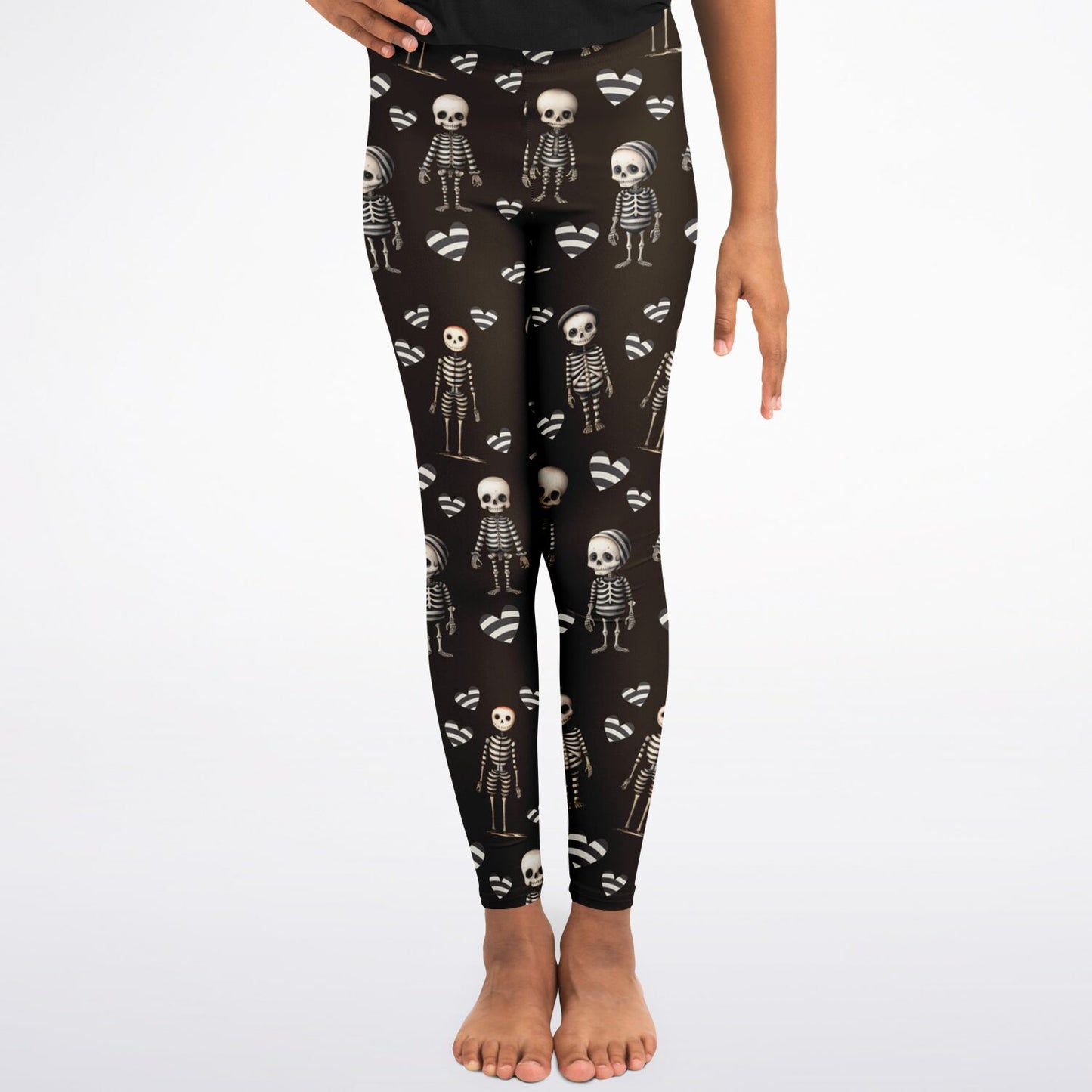 Skeleton - youth leggings