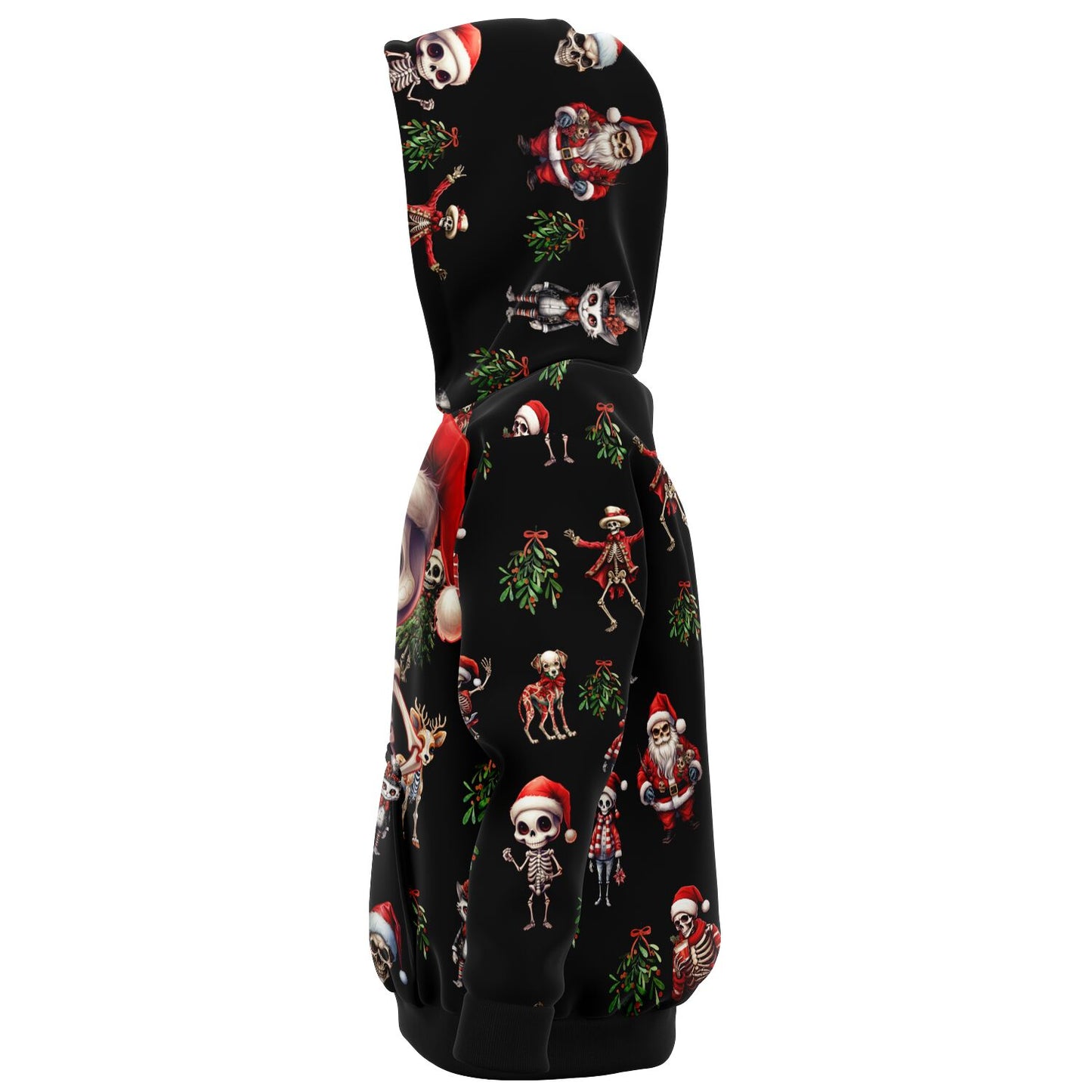 Skeleton Christmas - Kids Athletic Hoodie