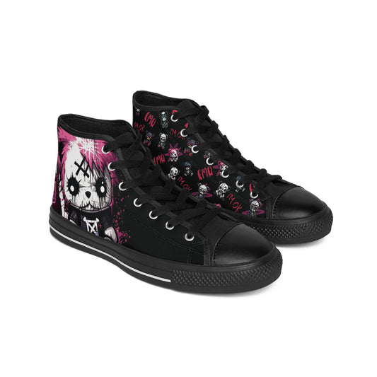 Hi Top sneakers - Pink Emo Teddy