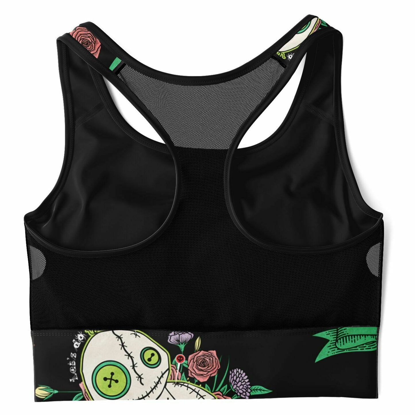 Mesh Padded Sports Bra - Voodoo Doll