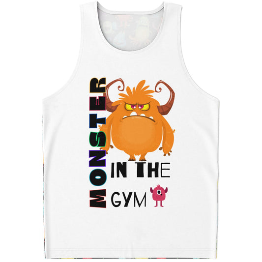 Cheerful "Monster in the Gym" - Classic Tank Top