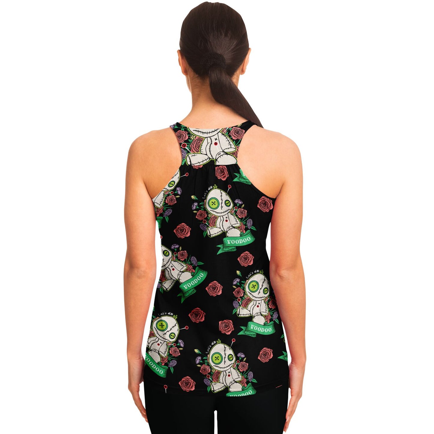 Voodoo Doll "this is where it hurts" - Racerback Tank Top