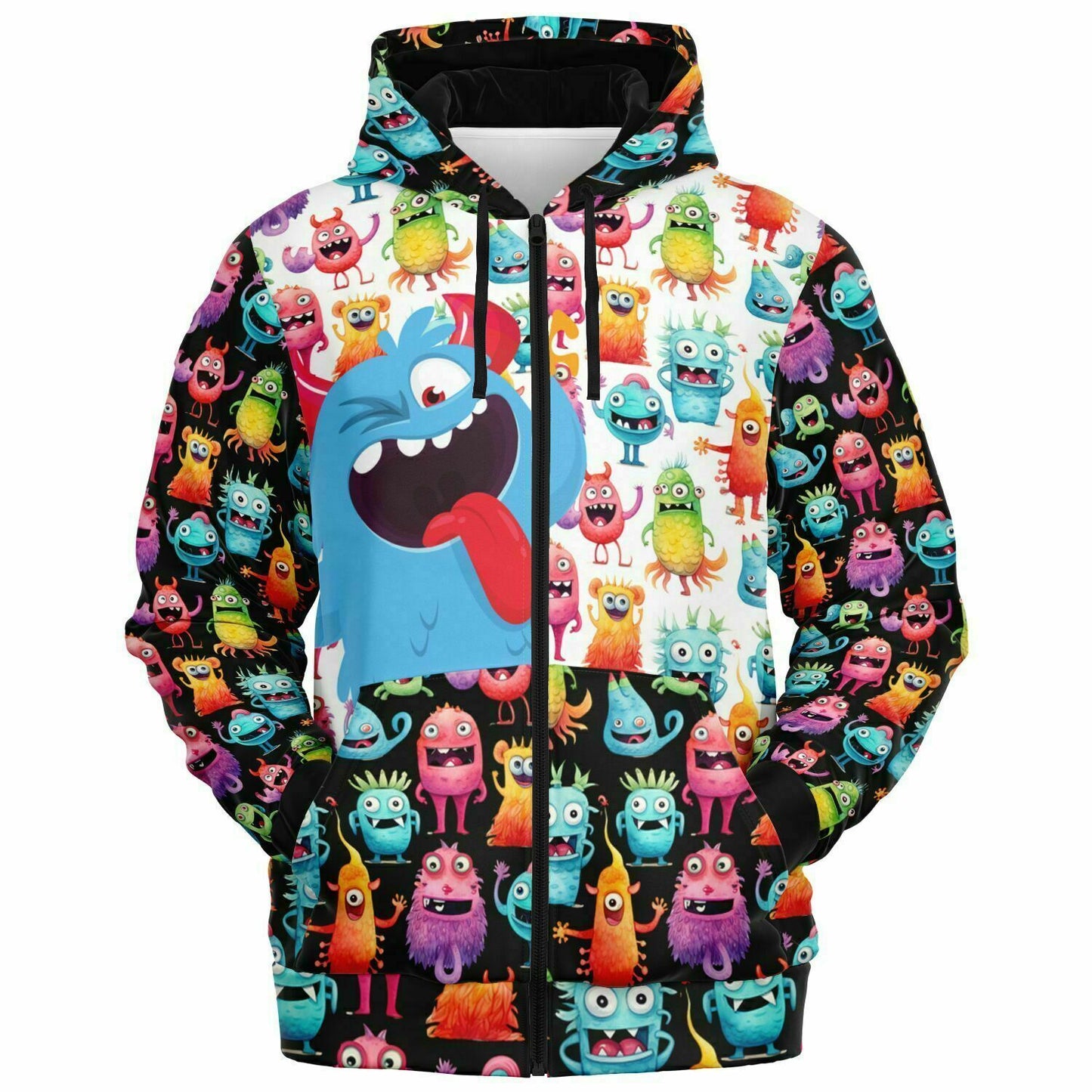 Cheerful Monster Athletic Hoodie