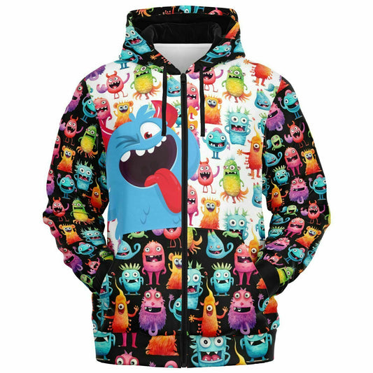 Cheerful Monster Athletic Hoodie