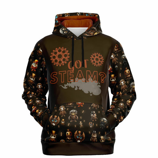 Athletic Hoodie - Misfit Steampunk Crew "Got Steam?" Adult