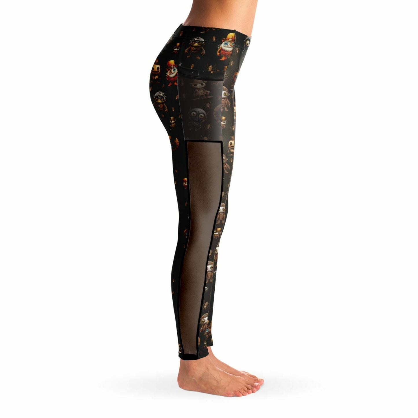 Mesh Pocket Legging - Misfit Steampunk Crew