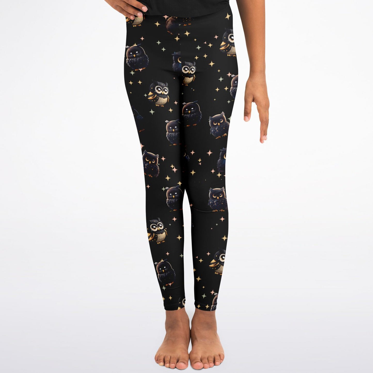 midnight owl - youth leggings